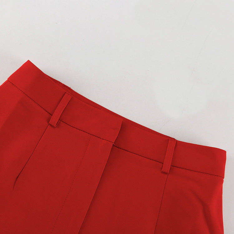Elegant Split Maxi Skirt & Blazer Set