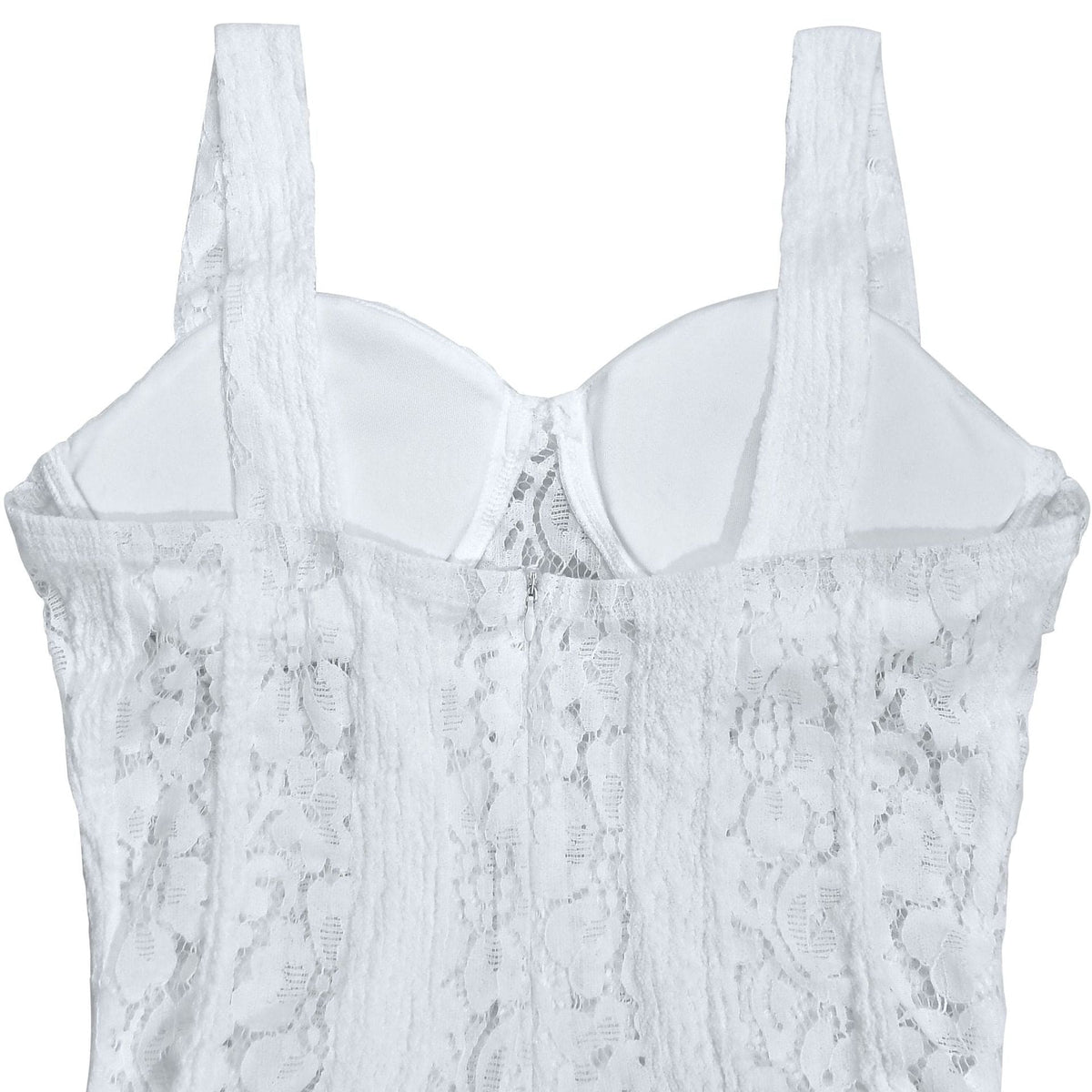 Women's Sheer Lace Maxi Dress – Sweetheart Bodycon Split Dress