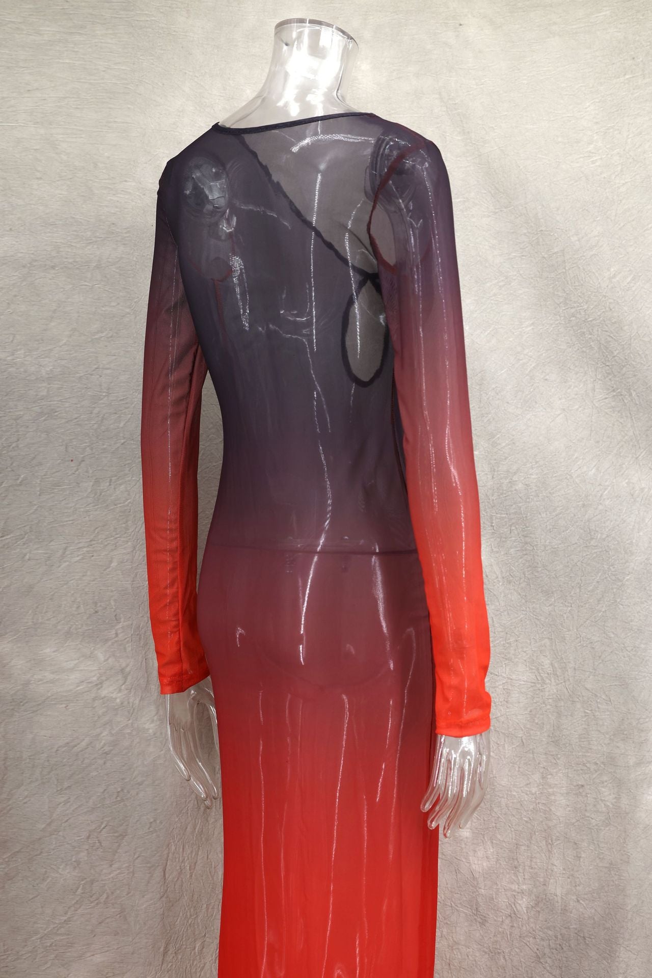 Twilight Ombre Illusion Maxi Dress