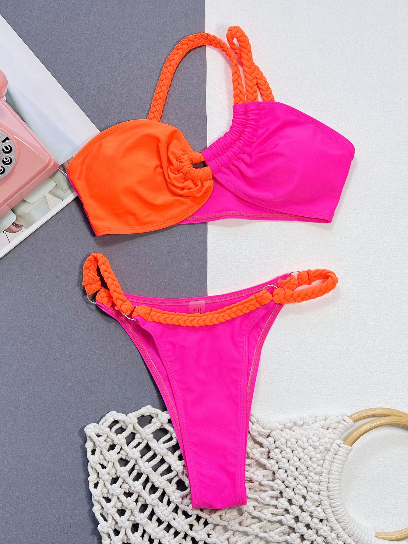 Sunset Horizon Tube Bikini Set