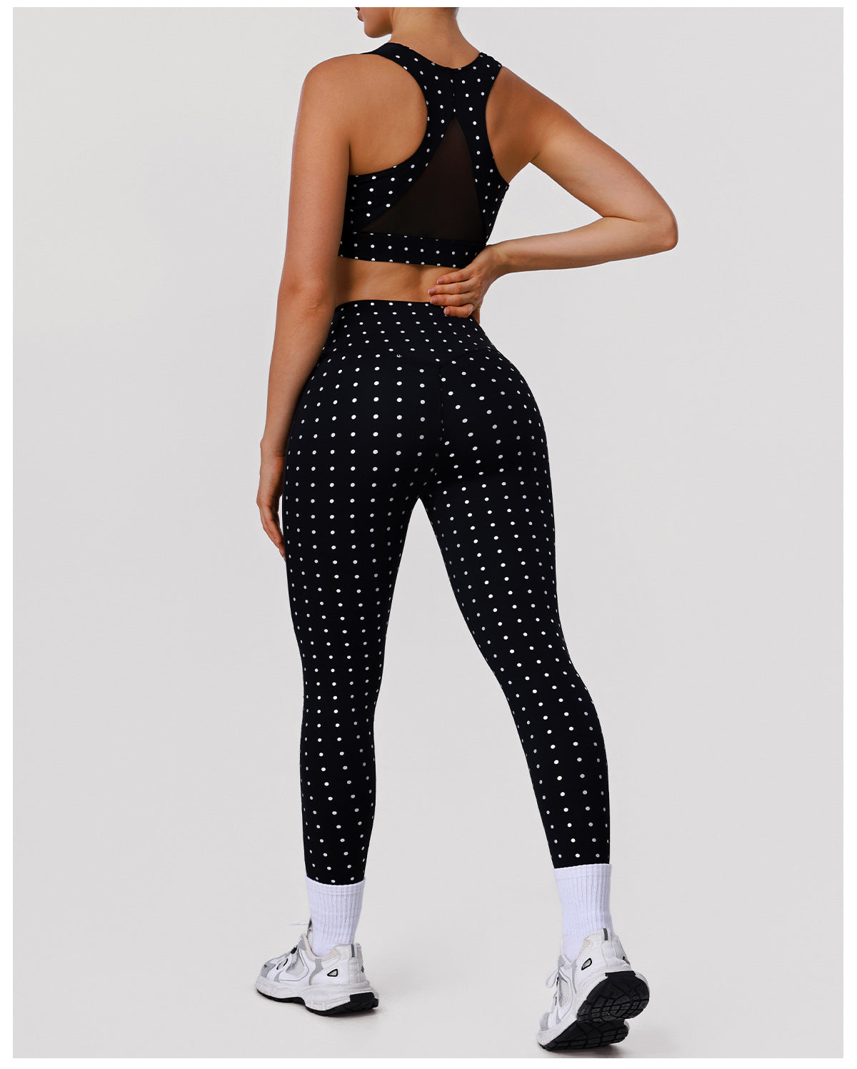 Dot Motion High-Waist Fitness Set