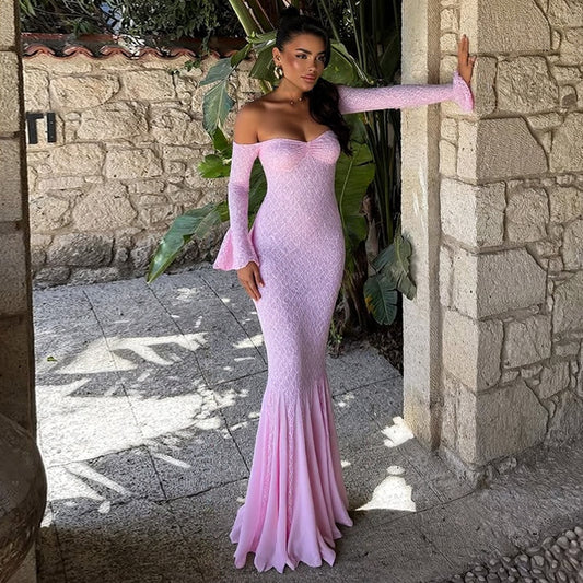 The "Aria" Fishtail Evening Dress
