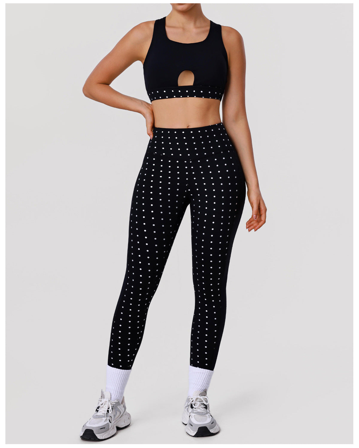 Dot Motion High-Waist Fitness Set