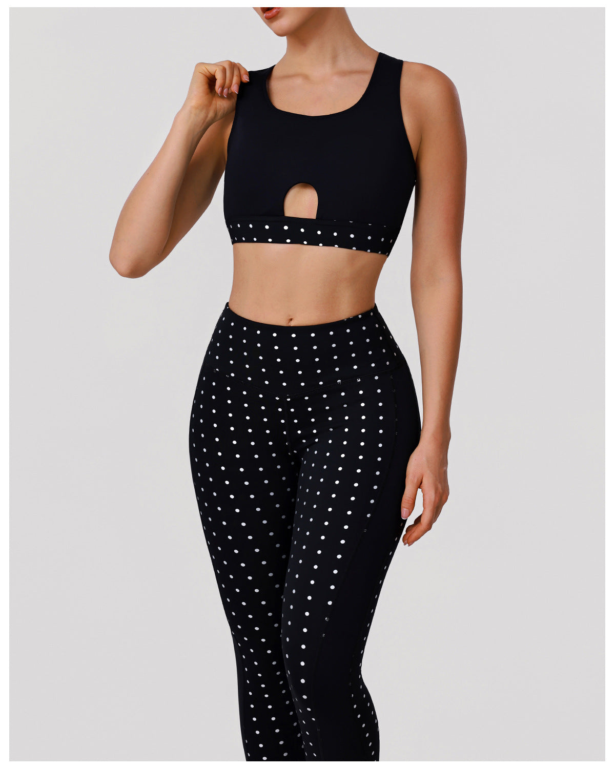 Dot Motion High-Waist Fitness Set