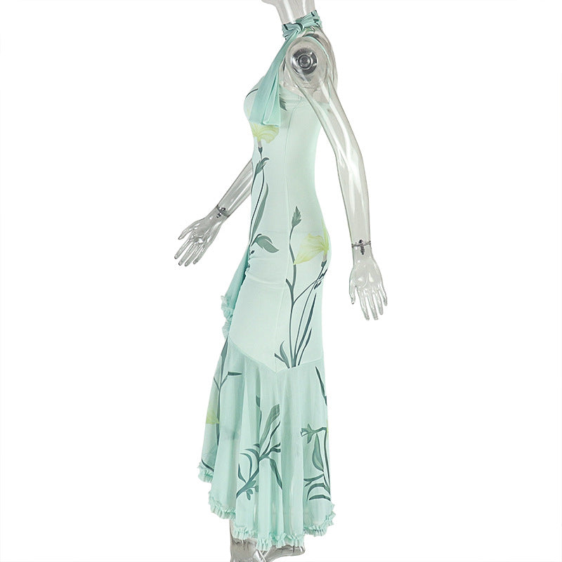 The "Aurelia" Ruffled Cami Dress