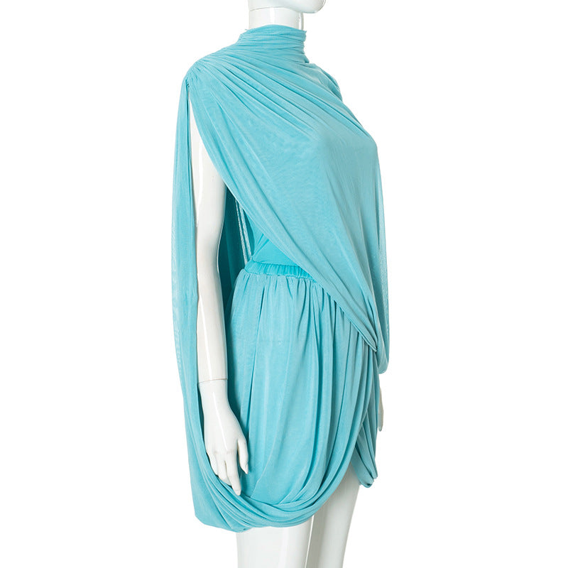 The Elegant Mock Neck Set
