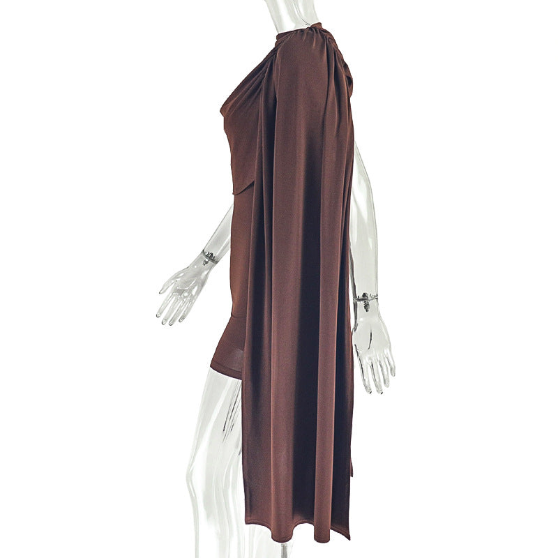 Sexy Ruched Bodycon Mini Dress