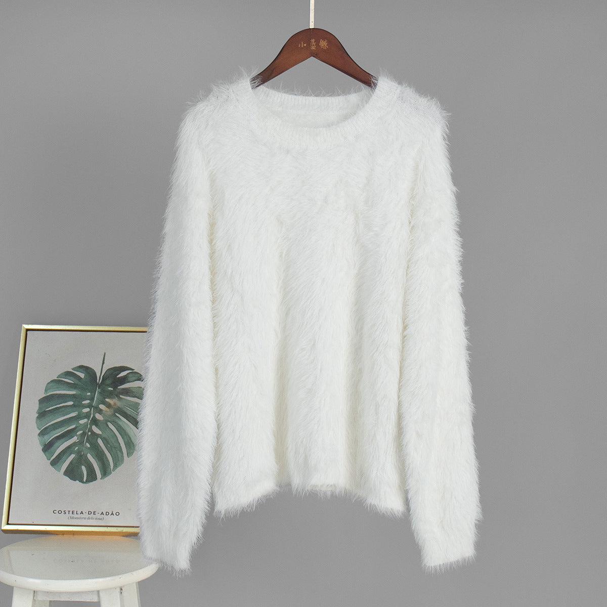 Elegant Knitted Sweater Skirt Set