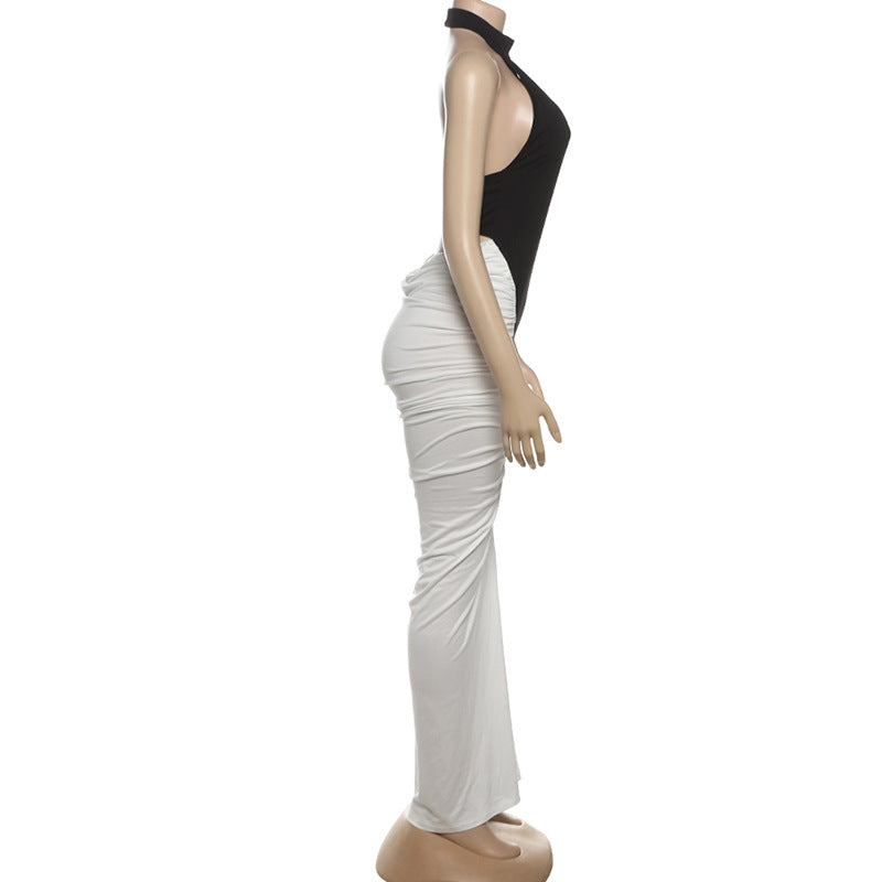 The "Radiance" Halter Maxi Dress