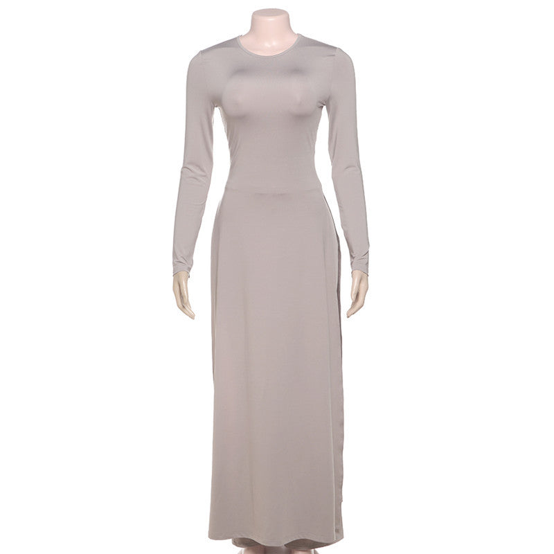 Slim-Fit Long Sleeve Bootcut Two-Piece Set