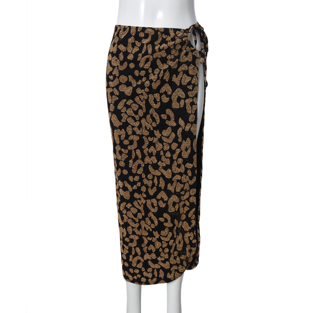 The "Wild One" Asymmetric Midi Skirt