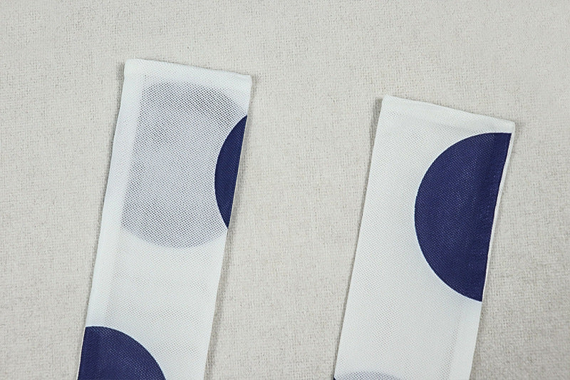 Women’s Polka Dot Backless Maxi Dress – Sleeveless Bodycon Split Dress with Ruched Tie Detail