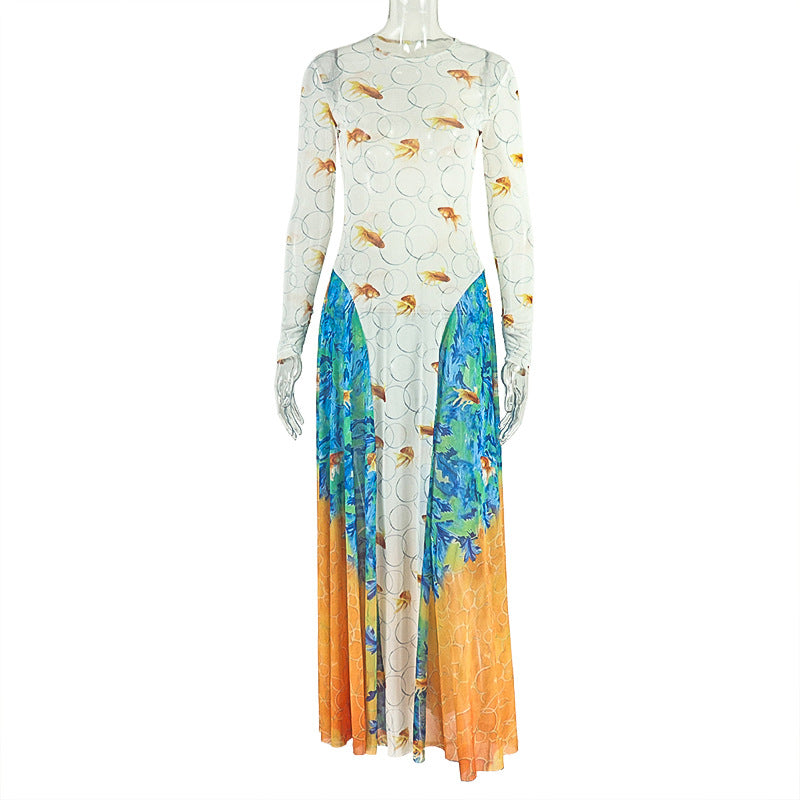 The "Artisan" Ruched Maxi Dress