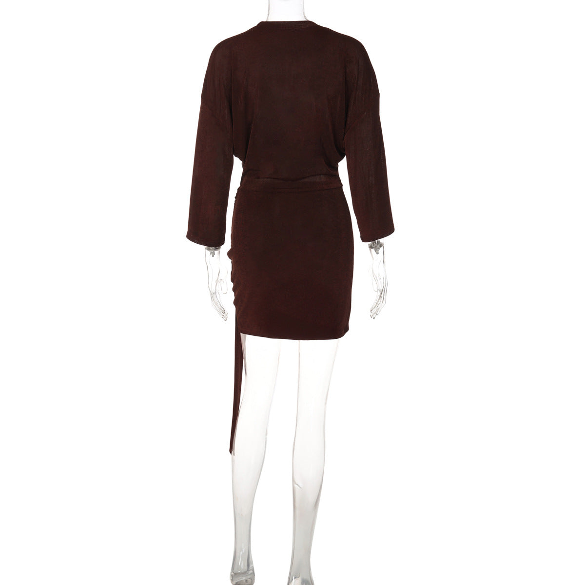 Autumn Whisper Cutout Sheath Dress