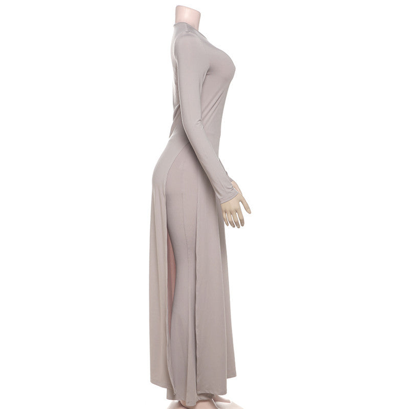 Slim-Fit Long Sleeve Bootcut Two-Piece Set