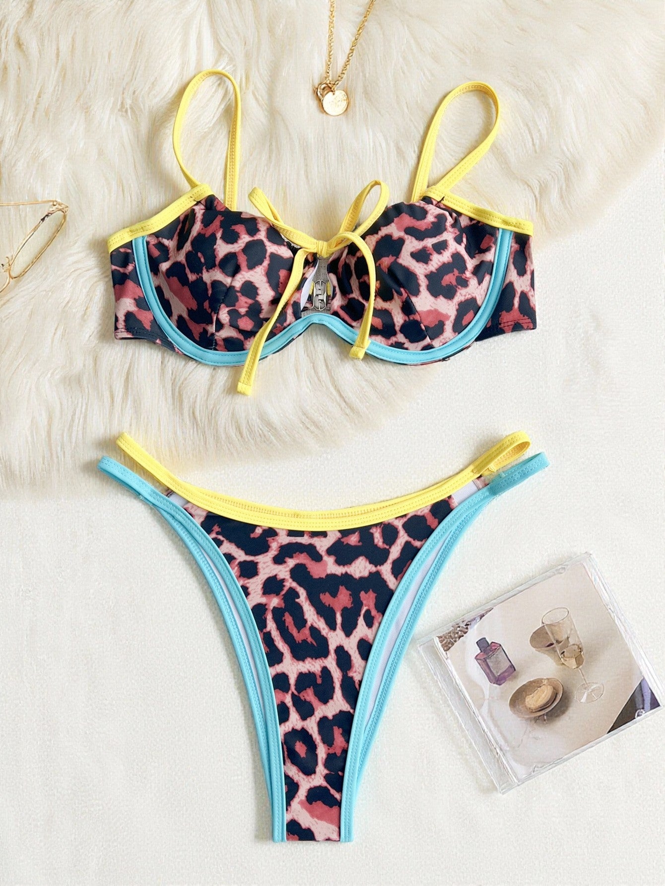 Wild Charm Push-Up Bikini Set