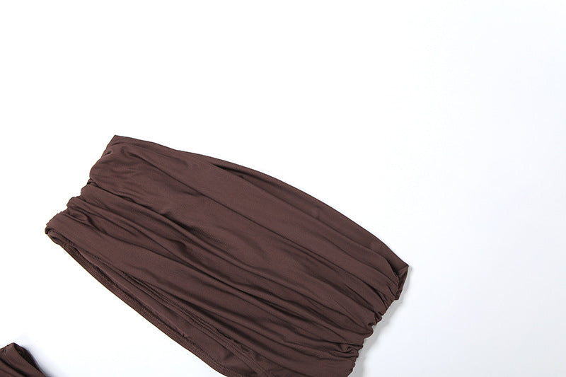 Heatwave Off-Shoulder Maxi Skirt Set