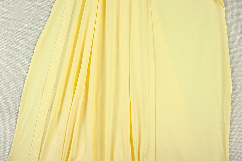 Women's One-Shoulder Ruched Maxi Dress – Asymmetric Sleeveless Bodycon Dress