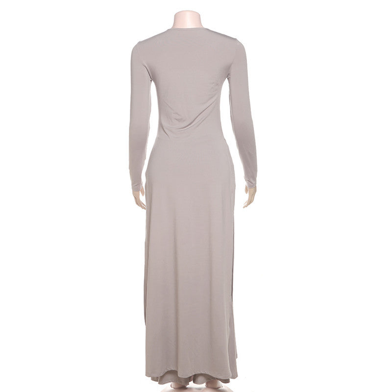 Slim-Fit Long Sleeve Bootcut Two-Piece Set
