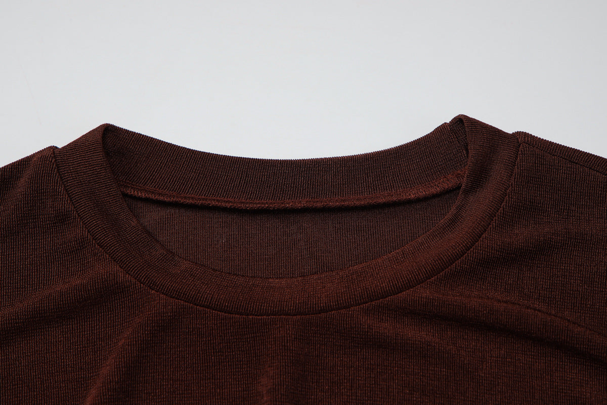 Autumn Whisper Cutout Sheath Dress