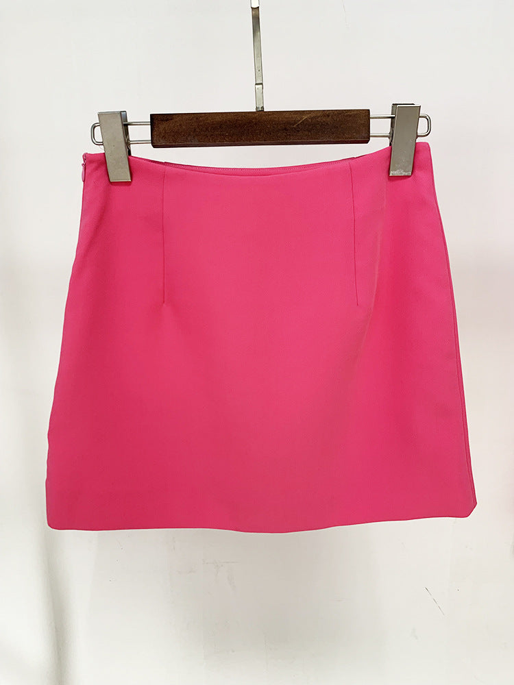 Sparkly Two-Piece Mini Skirt Set