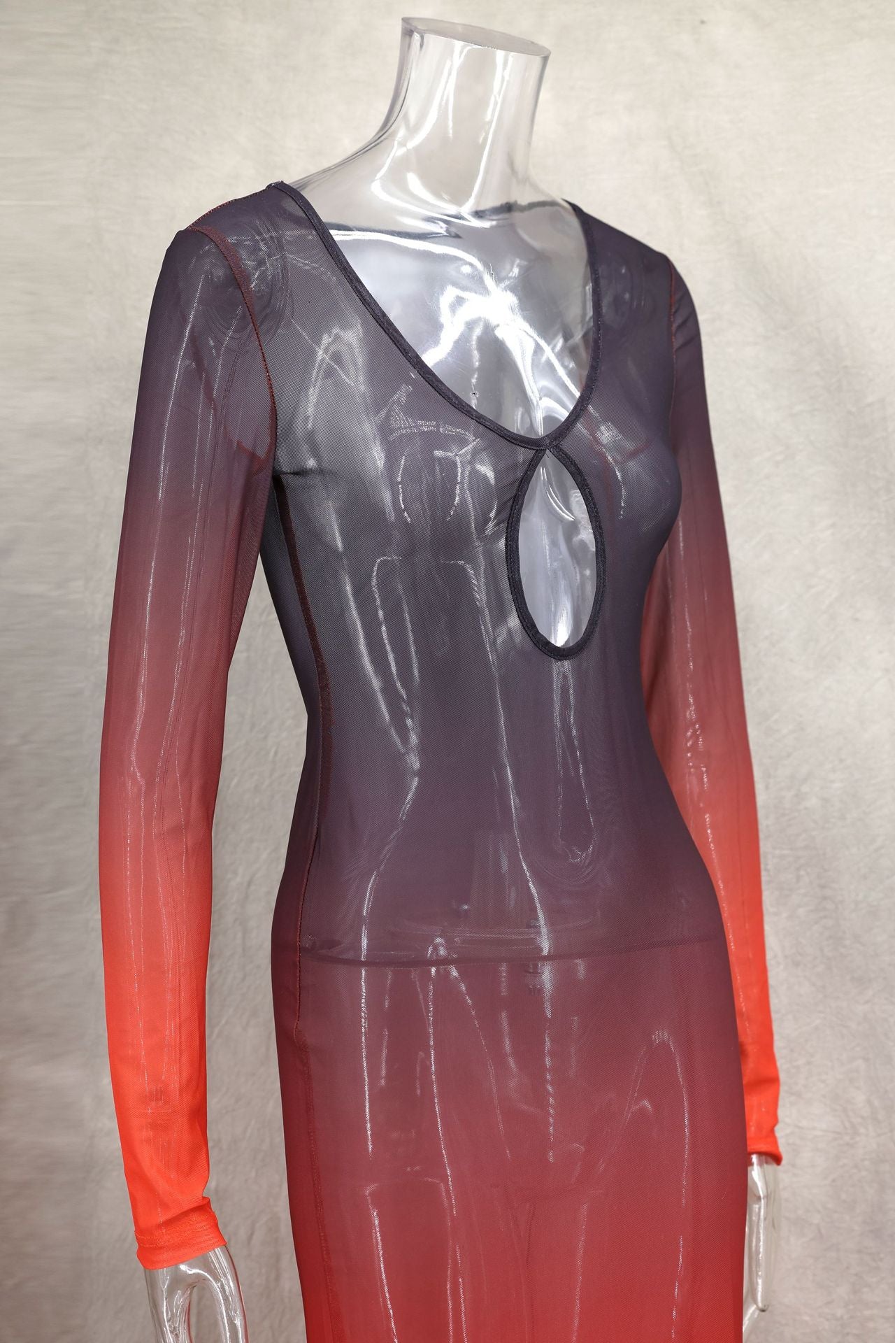 Twilight Ombre Illusion Maxi Dress