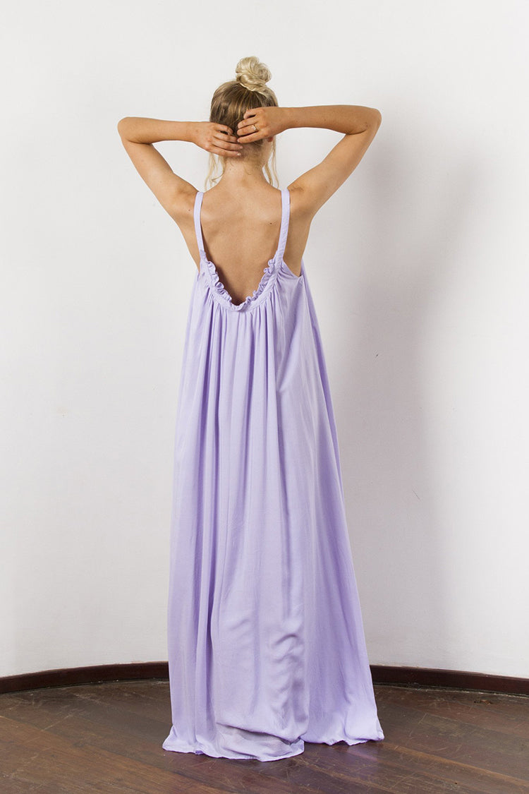 Floral Embroidered Boho Maxi Dress - Loose Fit Sleeveless Sundress