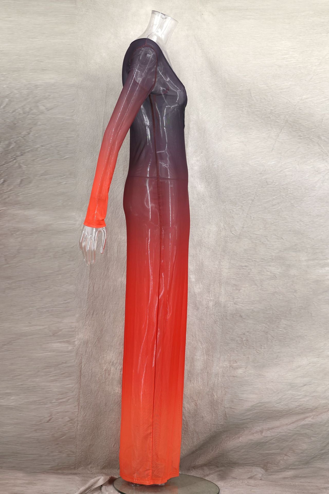 Twilight Ombre Illusion Maxi Dress