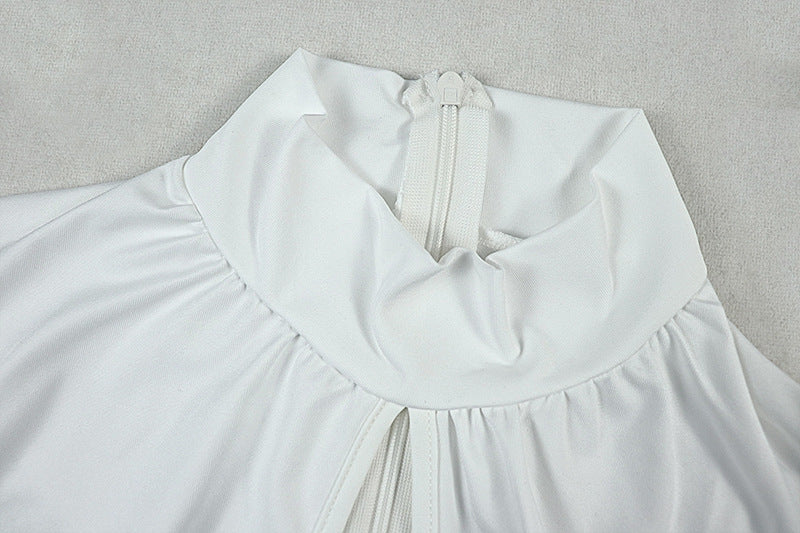 🖤 Aria Cutout Zip-Front Slim Jumpsuit