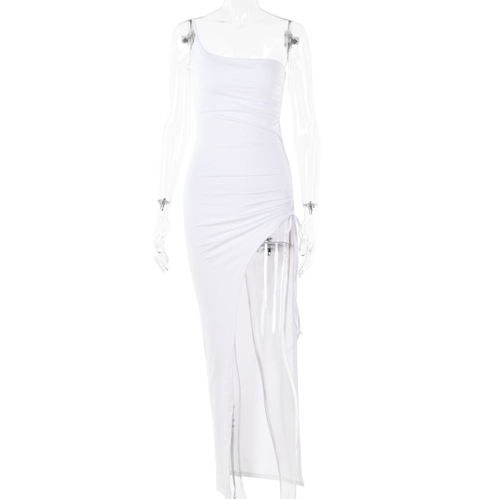 Spring Siren Single-Shoulder Maxi Dress