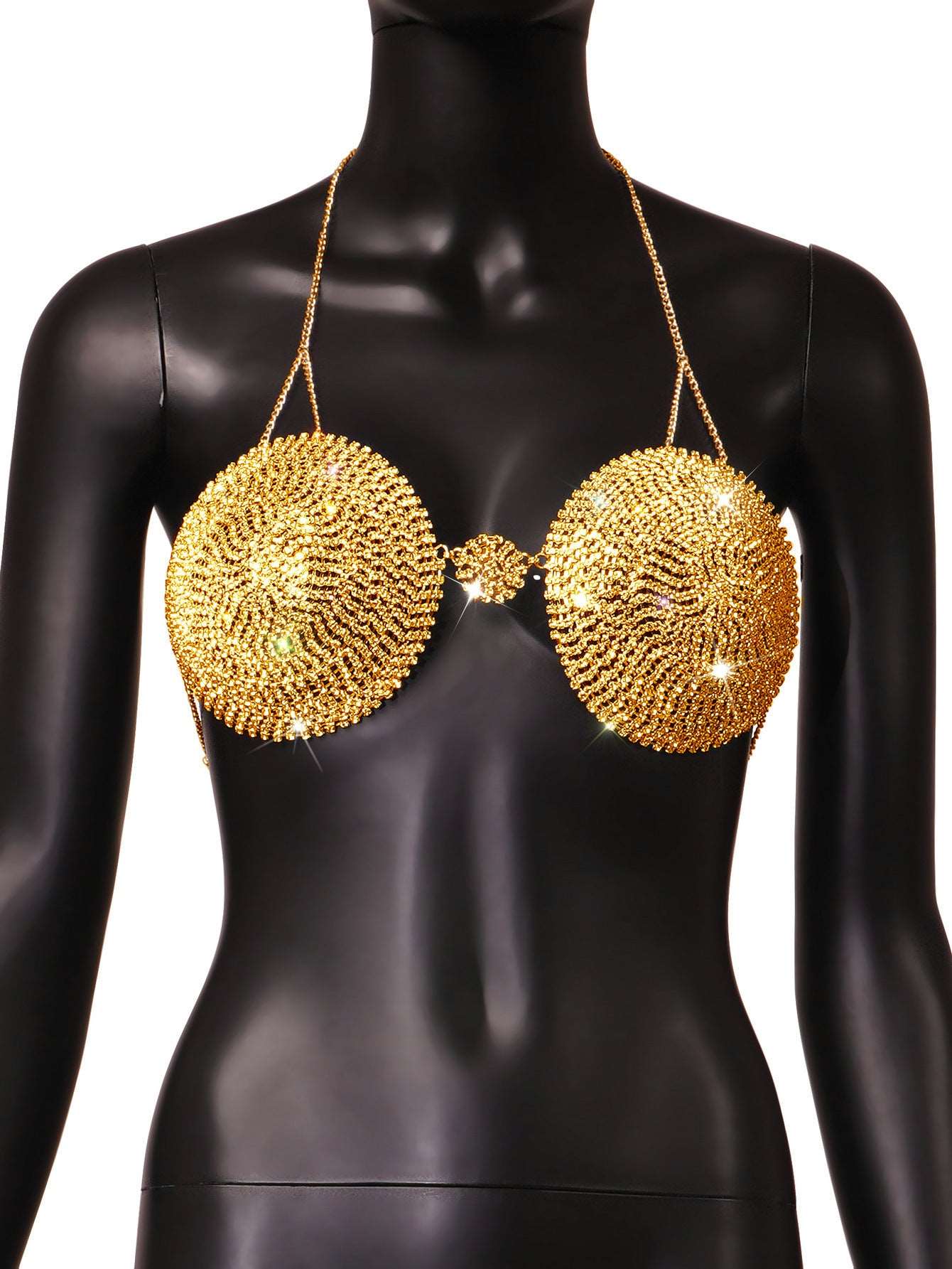 Erykah's Exaggerated Rhinestone Bra