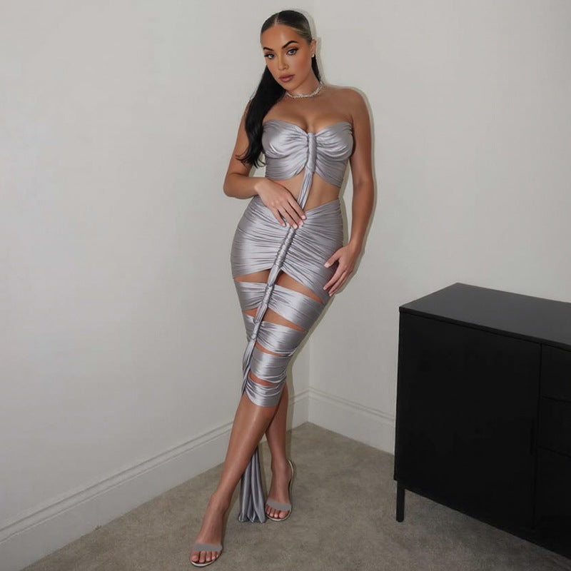 Radiant Eclipse Cutout Dress