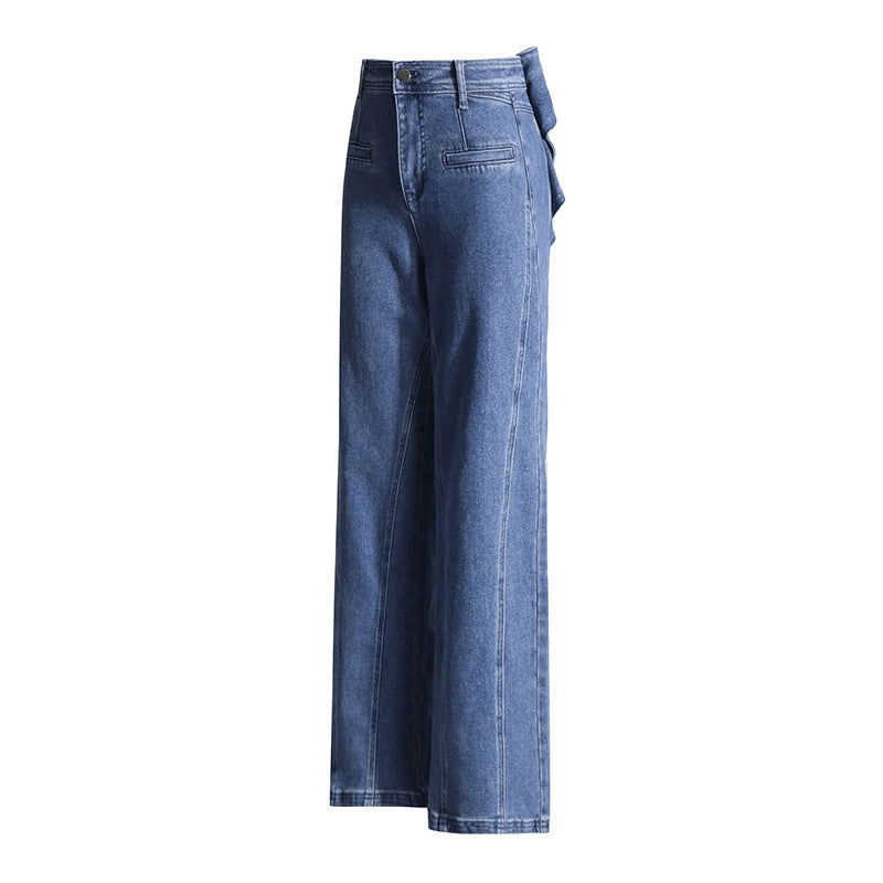 Elegant High-Waist Straight Jeans – Chic, Flattering & Timeless