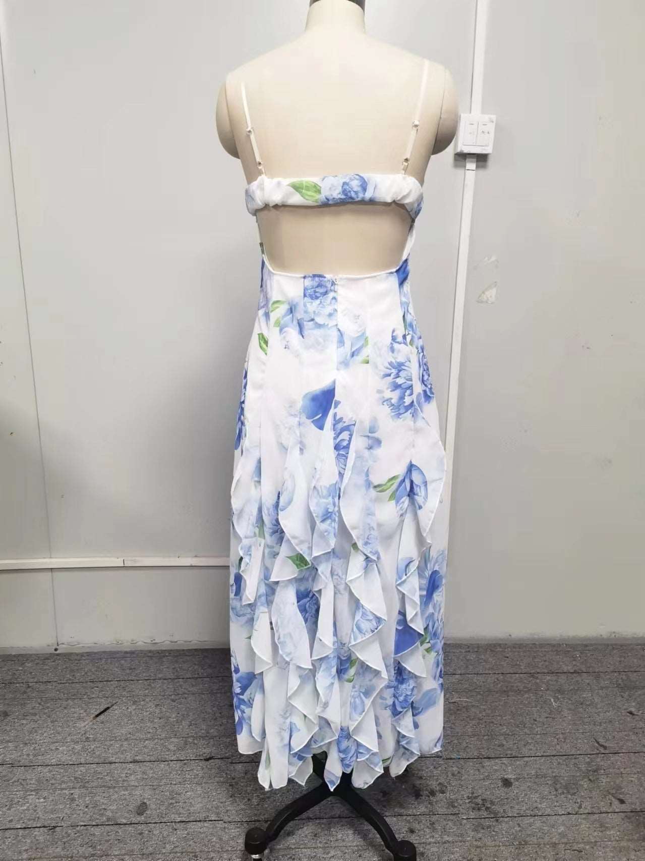 Off-The-Shoulder Organza Fairy Long Evening Dress: Elegant Spring/Summer Style for Women