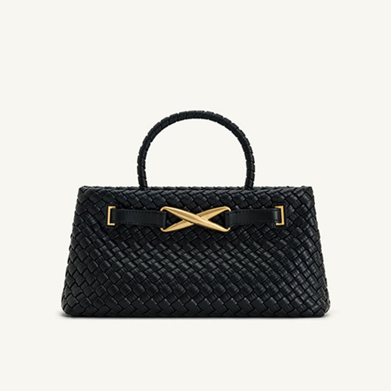 Casual Woven Shoulder Bag