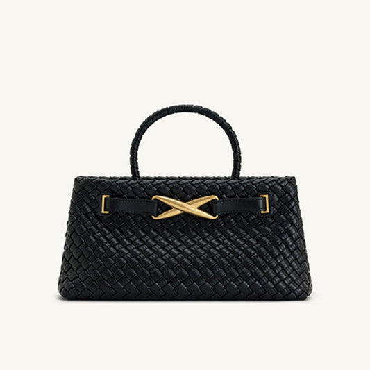 Casual Woven Shoulder Bag