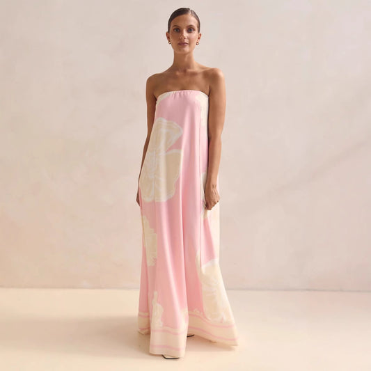 Summer Bloom Smocked Midi Dress