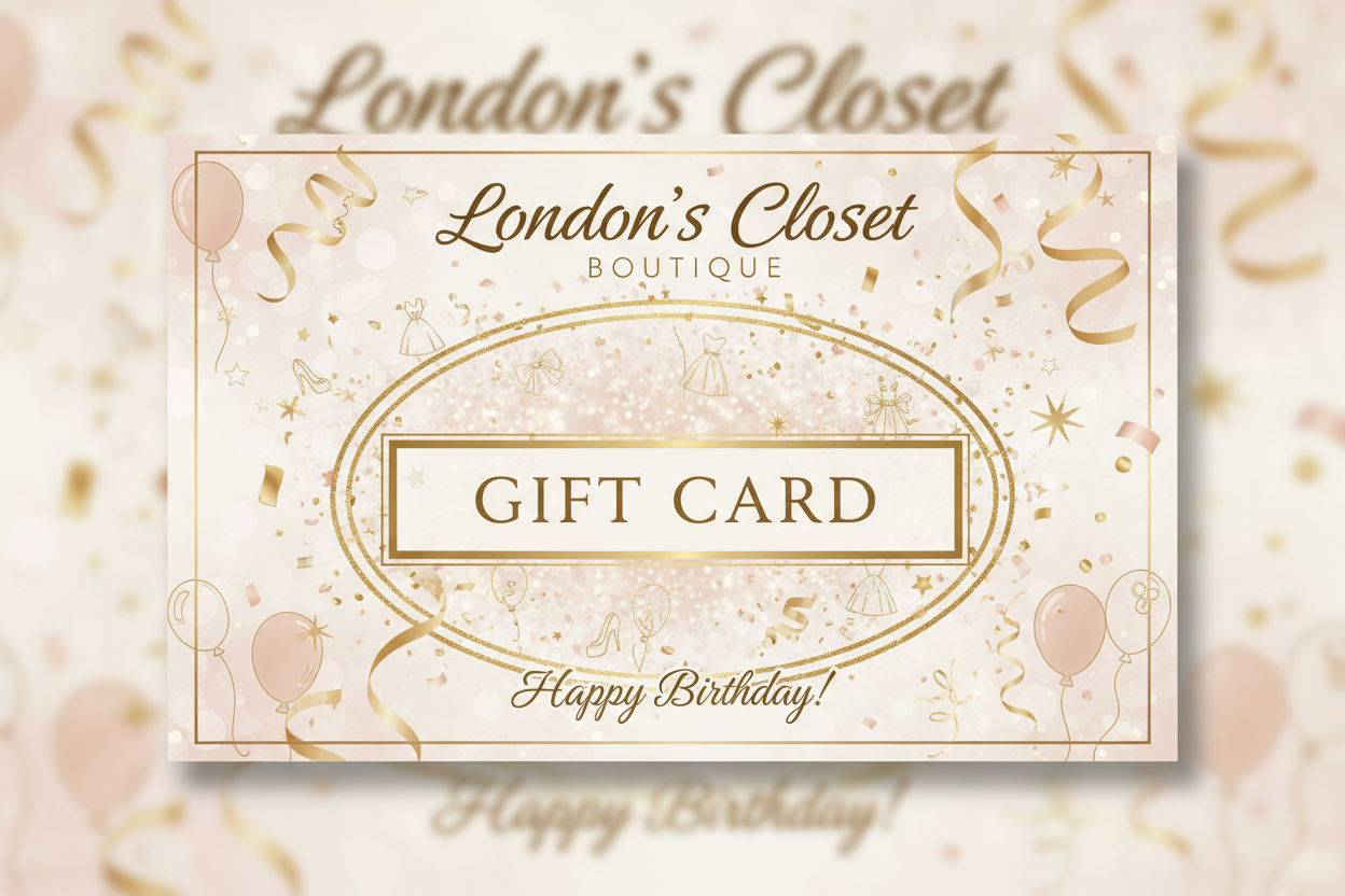 Birthday Celebration Gift Card