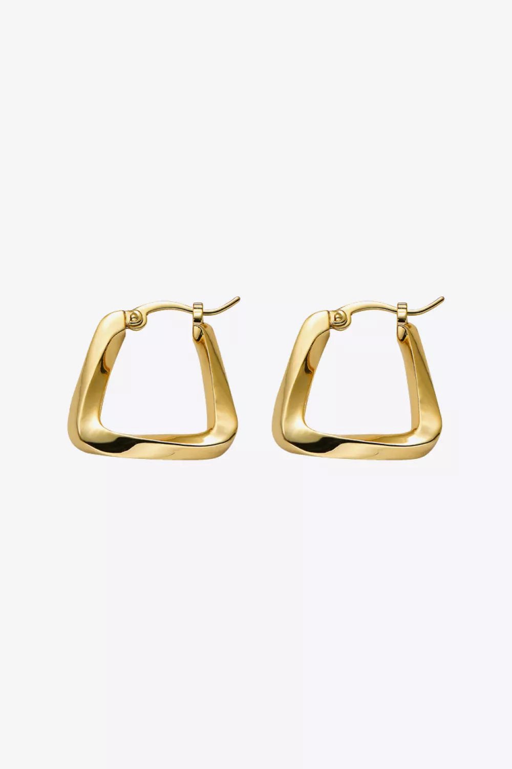 18K Gold Plated Irregular Geometric Earrings - London's Closet Boutique