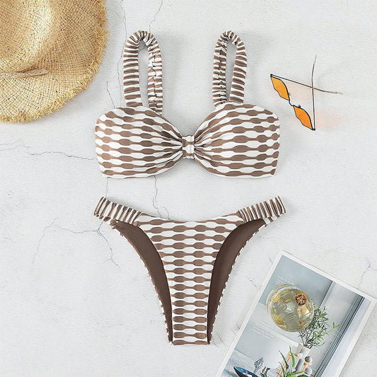 Esme's Butterfly Tube Top Swimsuit