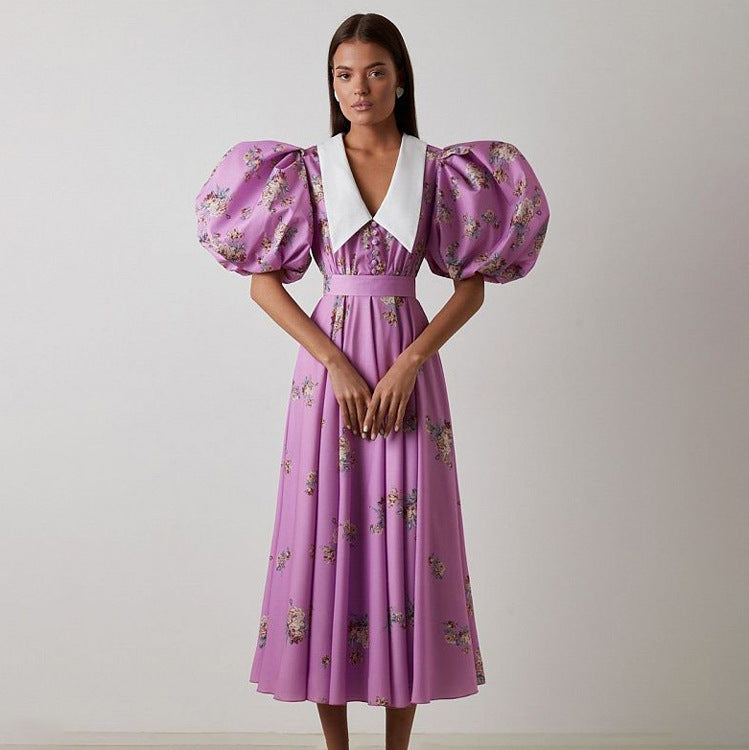 Kilani's Short Sleeve Maxi Doll Dress