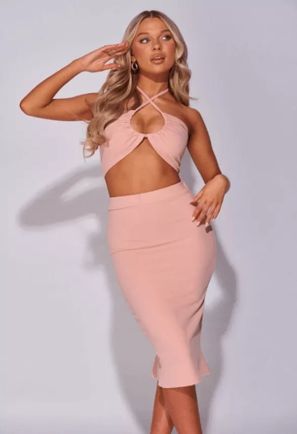 Blushie Two Piece Set - London's Closet Boutique