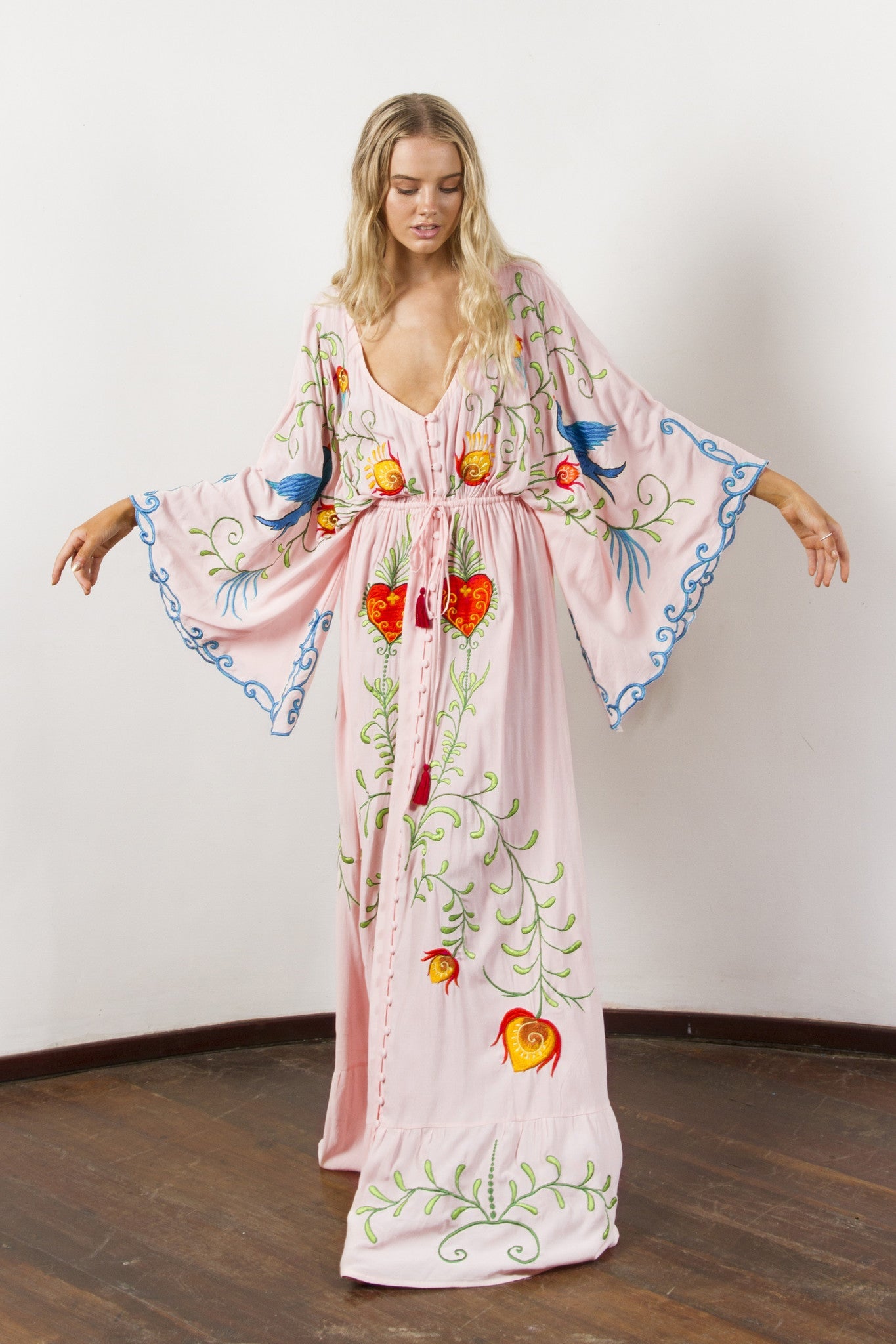 Jumpier Bohemian Goddess Long Dress - London's Closet Boutique