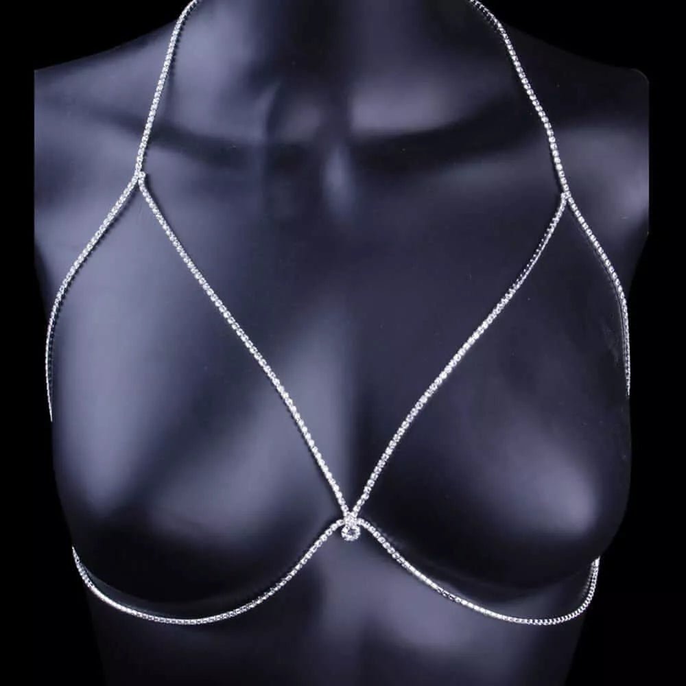 Ornament Body Chain Chest Necklace - London's Closet Boutique