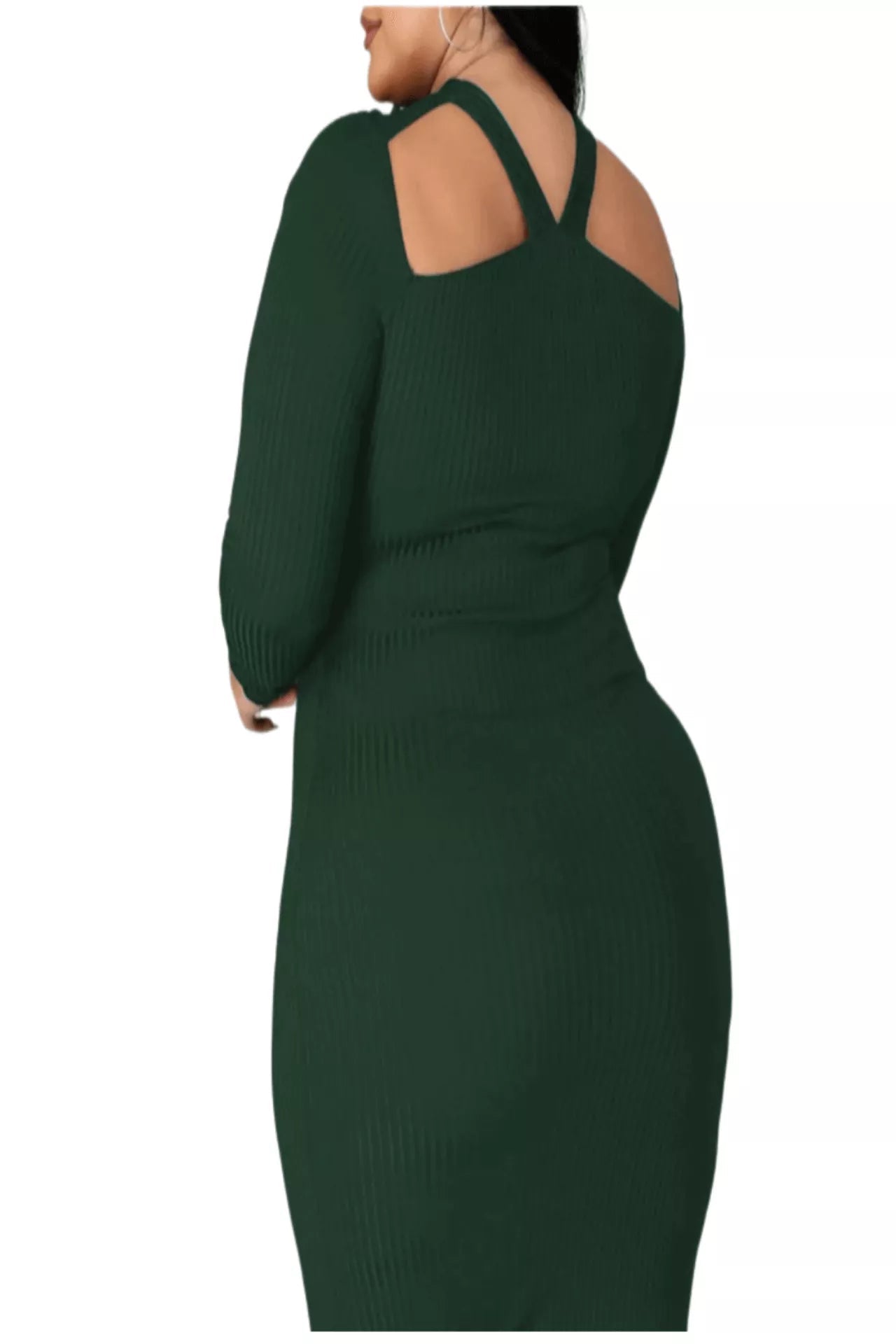 Sweet Dreams Ribbed Cutout Sweater Dress - London's Closet Boutique