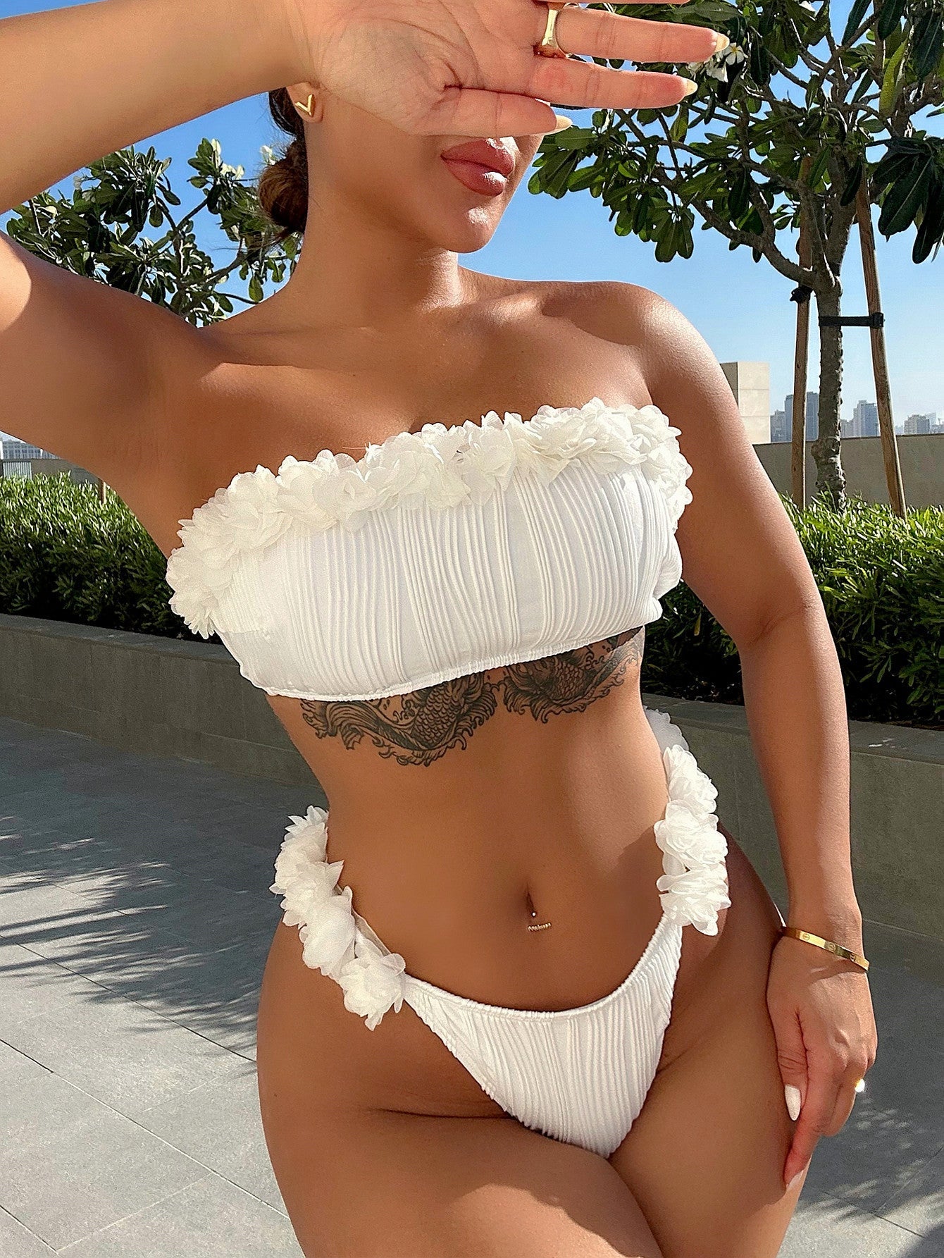 Vision Cloudy Two Piece Swimsuit - London's Closet Boutique